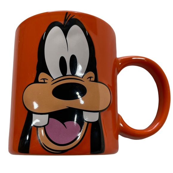 Other - Disneys Goofy Coffee Cup Mug Jerry Leigh Orlando Florida Limited Edition Orange